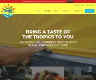 Thetropictruck.com(Caribbean Food Truck Catering) Screenshot