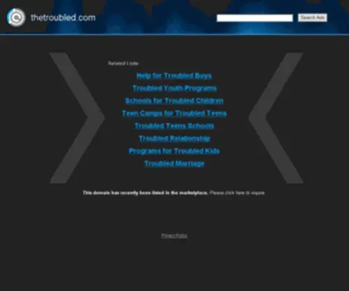 Thetroubled.com(Thetroubled) Screenshot