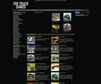 Thetruckgames.com(Truck Games) Screenshot