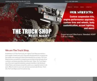 Thetruckshopny.com(The Truck Shop) Screenshot