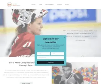 Thetrueathleteproject.org(The True Athlete Project) Screenshot