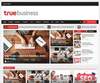 Thetruebusiness.com(The True Business) Screenshot