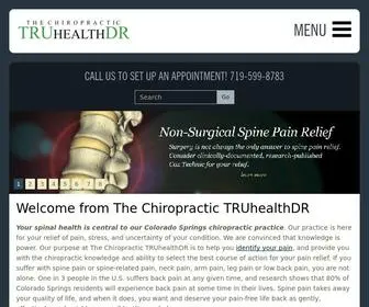 Thetruehealthdr.com(Colorado Springs) Screenshot