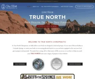 Thetruenorthlife.com(True North Chiropractic) Screenshot