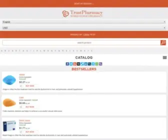 Thetrustpills.com(Cheap Medicine and Fast Delivery) Screenshot