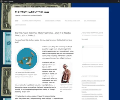 Thetruthaboutthelaw.com(Bluehost) Screenshot