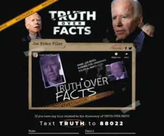 Thetruthoverfacts.com(Donald J) Screenshot