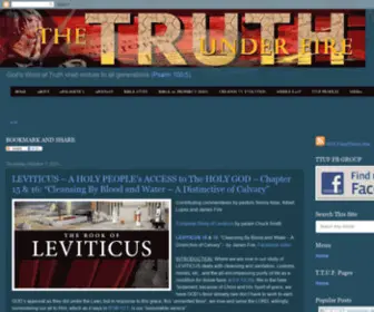 Thetruthunderfire.com(The TRUTH under FIRE) Screenshot