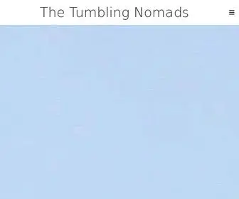 Thetumblingnomads.com(The Tumbling Nomads) Screenshot