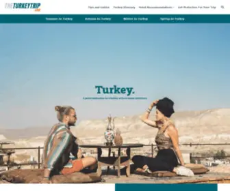 Theturkeytrip.com(Providing a complete guide for having trip or tour in Turkey) Screenshot