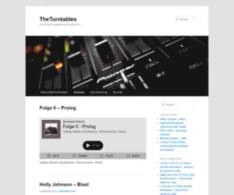 Theturntables.de(JoeCGNs musikalisches Notizbuch) Screenshot