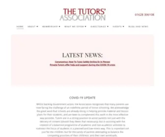 Thetutorsassociation.org.uk(The Tutors' Association) Screenshot