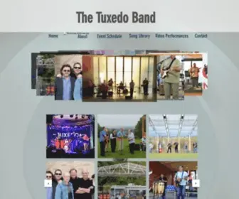 Thetuxedoband.com(The Tuxedo Band) Screenshot