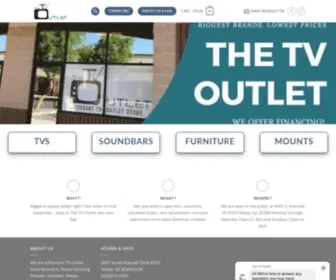 Thetvoutlet.com(The TV Outlet) Screenshot