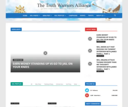 Thetwa.org(The Truth Warrior Alliance) Screenshot