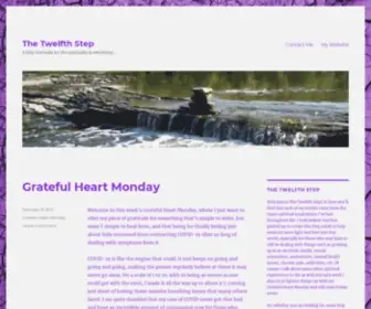 Thetwelfthstep.com(A blog that looks for the spirituality in everything) Screenshot