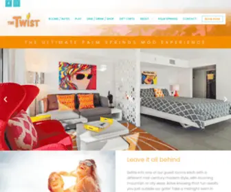 Thetwistps.com(Palm Springs Hotel) Screenshot