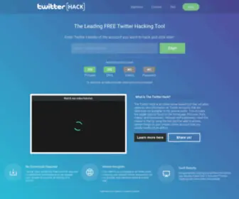 Thetwitterhack.com(南宁褐犹顾问有限公司) Screenshot