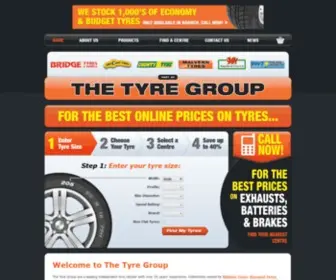 Thetyregroup.co.uk(Buy Tyres Online) Screenshot