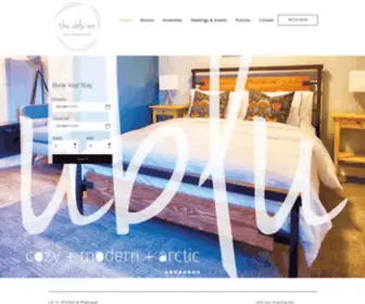 Theubluinn.com(Modern Arctic Accommodation) Screenshot