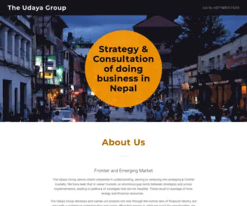 Theudayagroup.com(The Udaya Group) Screenshot