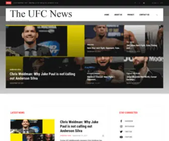 Theufcnews.com(The UFC News) Screenshot