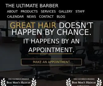 Theultimatebarber.com(The Ultimate Barber) Screenshot