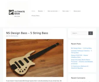 Theultimatebass.com(Ultimate Bass) Screenshot