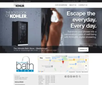Theultimatebathwestborough.com(View and purchase KOHLER kitchen and bathroom products at The Ultimate Bath Store) Screenshot