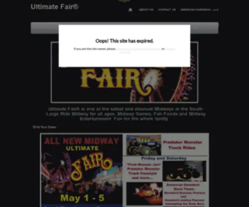 Theultimatefair.com(Ultimate Fair) Screenshot