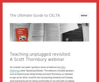 Theultimateguidetocelta.com(The Ultimate Guide to CELTA) Screenshot