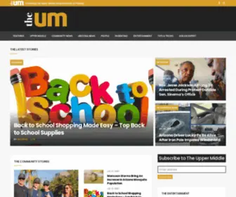 Theumphx.com(The Upper Middle) Screenshot