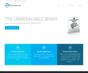 Theunbreakablebrain.com(The unbreakable brain) Screenshot