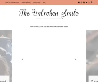 Theunbrokensmile.com(Welcome) Screenshot