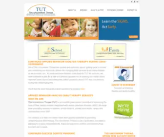 Theuncommonthread.org(ABA Therapy for NJ Children with Autism and other Learning Disabilities) Screenshot