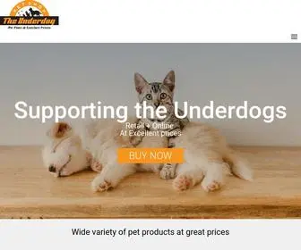 Theunderdogpetshop.com.sg(Pet Shop) Screenshot