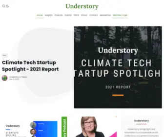 Theunderstory.io(Understory brings light and innovation to a sustainable world. Understory) Screenshot