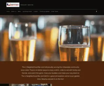 Theuneighborhoodbarandgrill.com(The U Neighborhood Bar and Grill) Screenshot