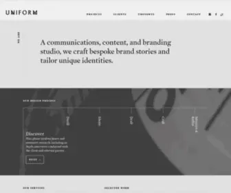 Theuniform.com.sg(Content & Communications Studio) Screenshot