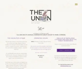 Theunionbar.co.za(The Union Pop) Screenshot