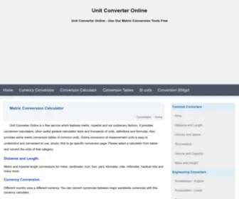 Theunitconverter.com(Unit Converter Online) Screenshot