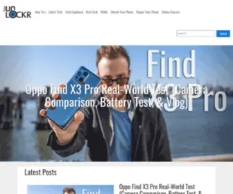 Theunlockr.com(Unlock your technology's potential) Screenshot