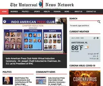 Theunn.com(The Universal News Network) Screenshot