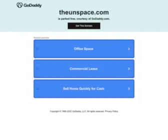 Theunspace.com(An art gallery) Screenshot
