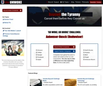 Theunwoke.com(The Unwoke) Screenshot