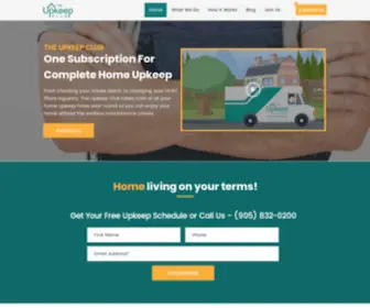 Theupkeepclub.com(Easy Home Maintenance Subscription) Screenshot