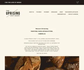 Theuprisingbakery.com(THE UPRISING CRAFT BAKERY) Screenshot