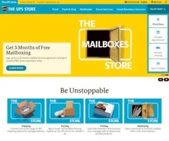 Theupsstore.com(Pack and Ship) Screenshot