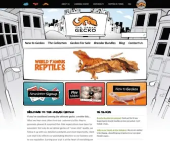 Theurbangecko.com(The Urban Reptile) Screenshot