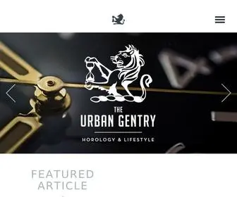 Theurbangentry.com(The Urban Gentry) Screenshot